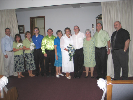 the wedding party 7/7/07