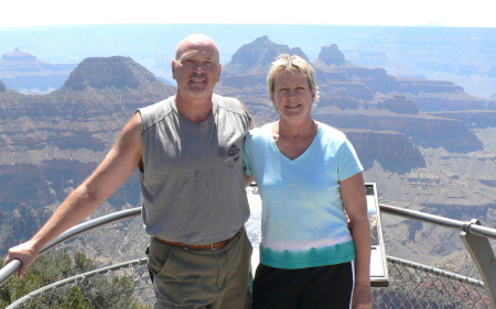 North Rim Grand Canyon with wife Julie