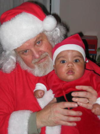 Santa and Helper