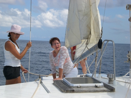 Learning to sail-Put the thing around what?