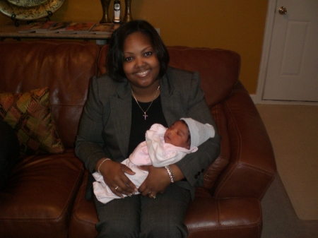 Me and my new cousin Kennedie