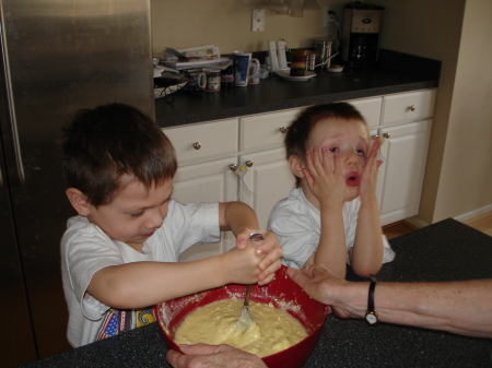 Making Cookies with grandma