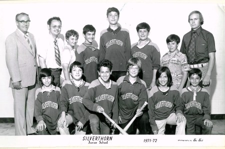Silverthorn 1971-1972 Baseball Champions - YBA