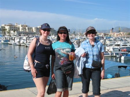 Lydiann, Mona, & Cindy Whale Watching