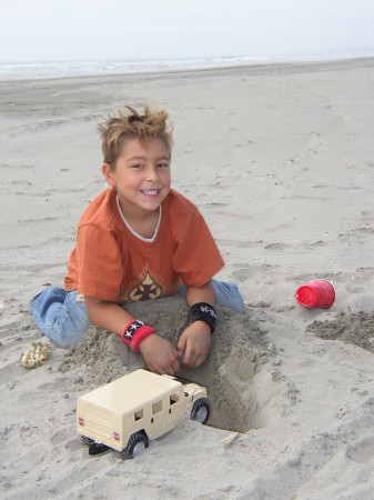 Logan (My son age 6)  - Seaside Beach 2006