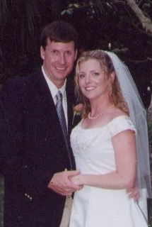 My husband John and I,  married in 2002