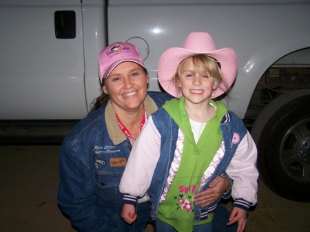 Me and my niece at the rodeo