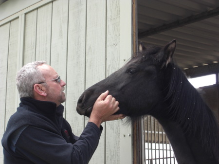 RT & his 1 year old filly, Mae