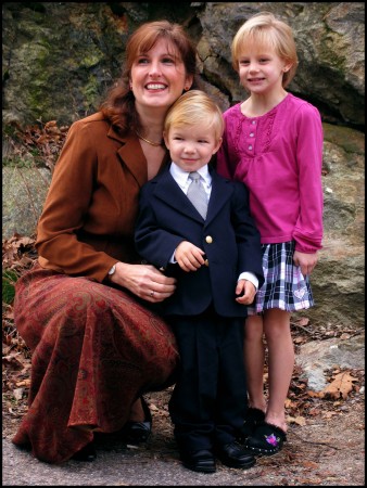 Grace with children, Daniel & Kristina