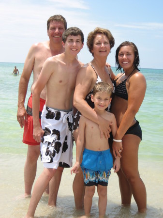 The Fam at the beach