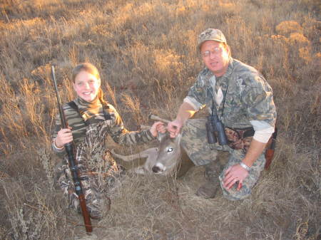 Jaci and Jason - her first deer 2006