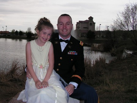 Cassidy & Daddy going to Winter Ball