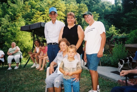 me,dad, Gregg, Will, Great Aunt.