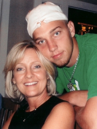 Deb & her favorite youngest son!