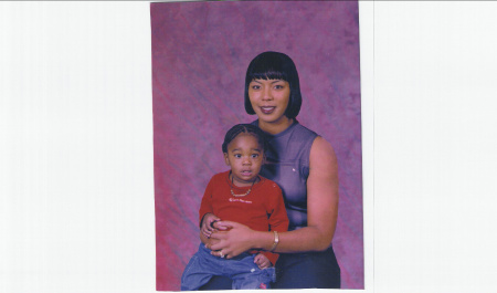 Me at 23 with my first son Brian Jalil McArn Jr.