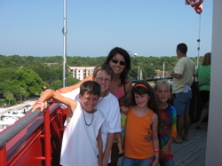 me & my kids in Hilton Head, SC-2006
