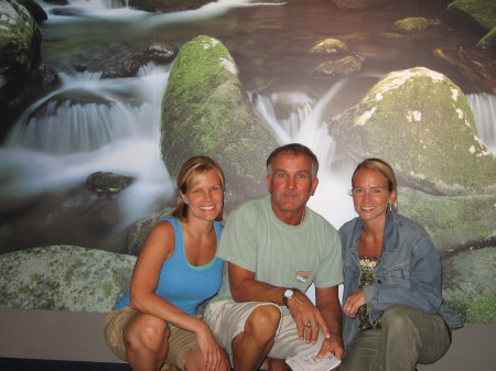 At the aquarium with my daughters Tracy and Amy