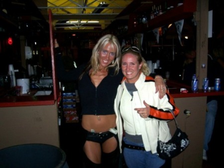 me and patty lou at bike week 2007