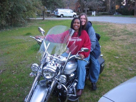 Karon & I on the bike