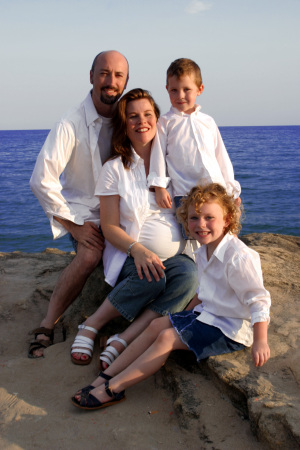 Family on the Mediterranean