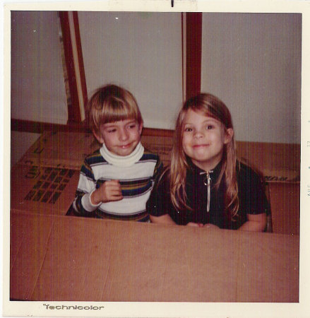 Me and Josselyn Simpson, late 1972