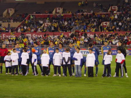 My team w/ club America from Mexico