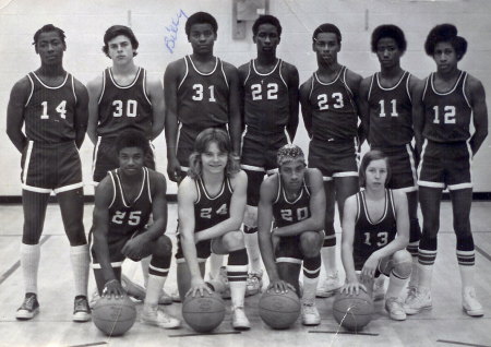 Northern High JV Basketball Team 1975
