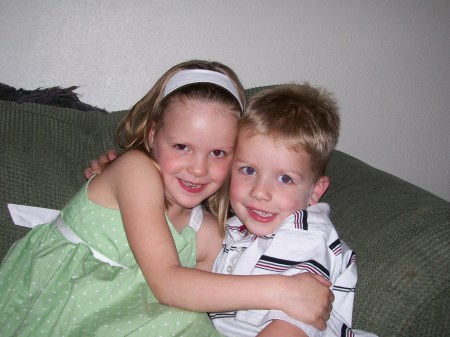 My kids, Emma and Dalton