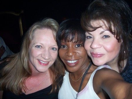 Delayne (Blue), me & Deb (Orazco) in Vegas