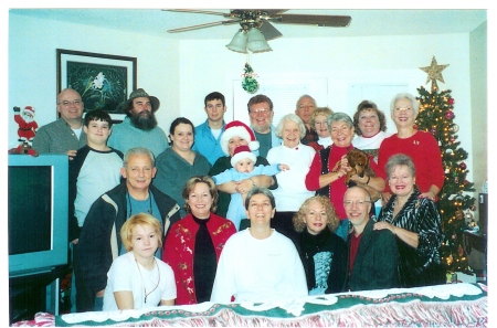 The family at Christmas