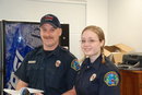 Fellow Firefighter Joe and my Daughter Karissa