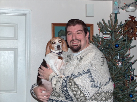 Tom and my beagle