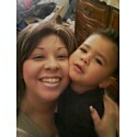 Daughter Jackie and son Isaiah