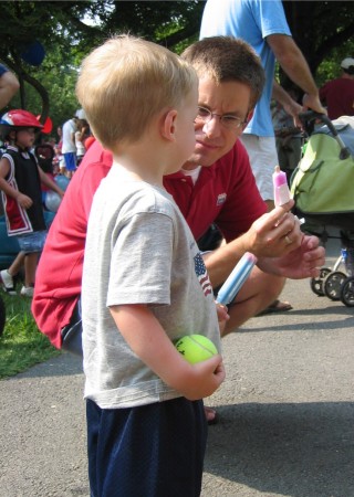 with my boy July 4 2006