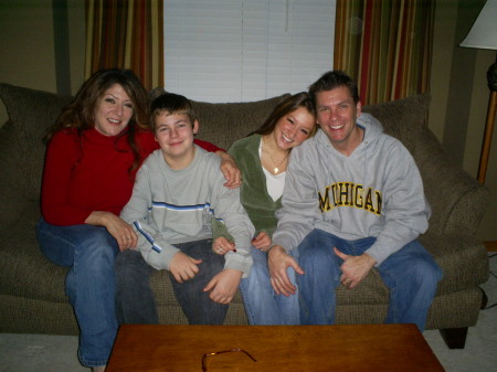 My Family (left to right) Maria, Jonny, Christina & Jon