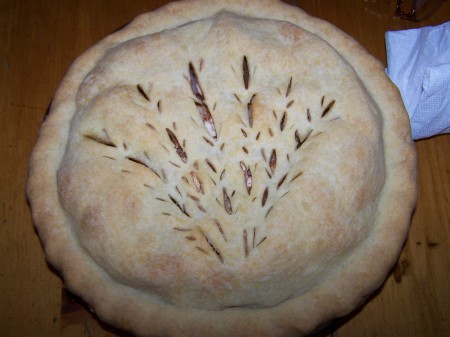 warm apple pie