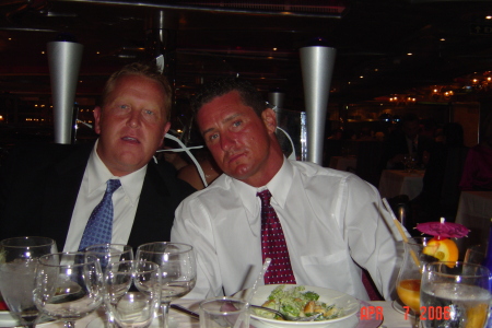 A friend and I at the Captains dinner...2006