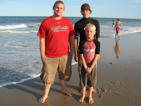 My 3 sons - Andrew, Patrick, and Sam  August 2007
