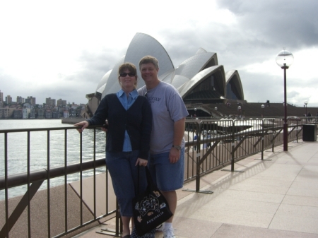 Ang and Me in Sydney in front of the Sydney Opera House