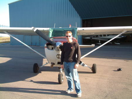 After piloting and landing my first flight.
