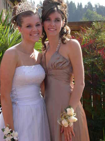 Katie and Alyssa Homecoming 2007