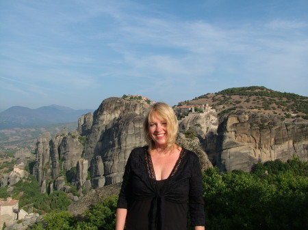 Monoliths in Metora Greece