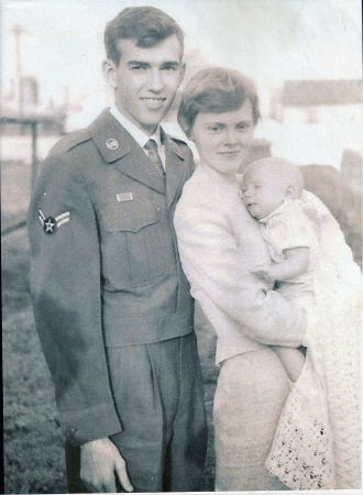 Airman Frank and Carlene Bailey 1956