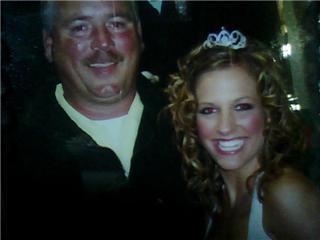 My husband John and Schae Homecoming Queen