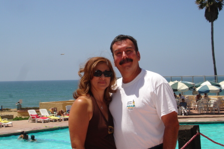 With hubby in Rosarito