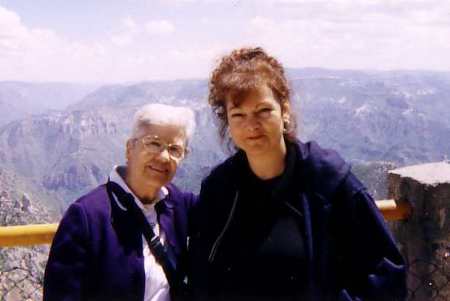 My mom & I in Chihuahua, Mexico