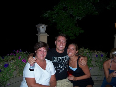 Our younger son Grant With His Fiance Megan and His Future Mother-in-Law Pat