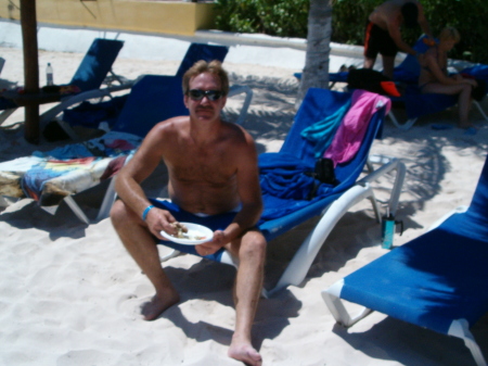 Hubby on our vacation in Mexico
