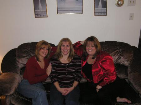 With my sisters... L to R - Judy, DeeDee & Me