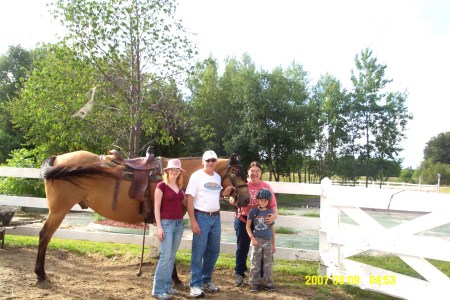 My family on Vacation in NH in 2007